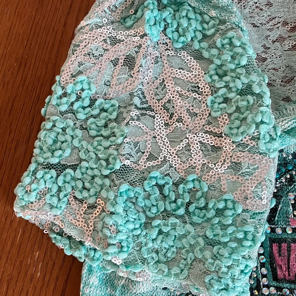 HARLEY-DAVIDSON V-NECK MINT GREEN SWEATER NEW WITHOUT TAGS - Picture 5 of 11